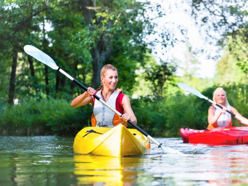 Kanutour Freizeit nachhaltiger Spaß