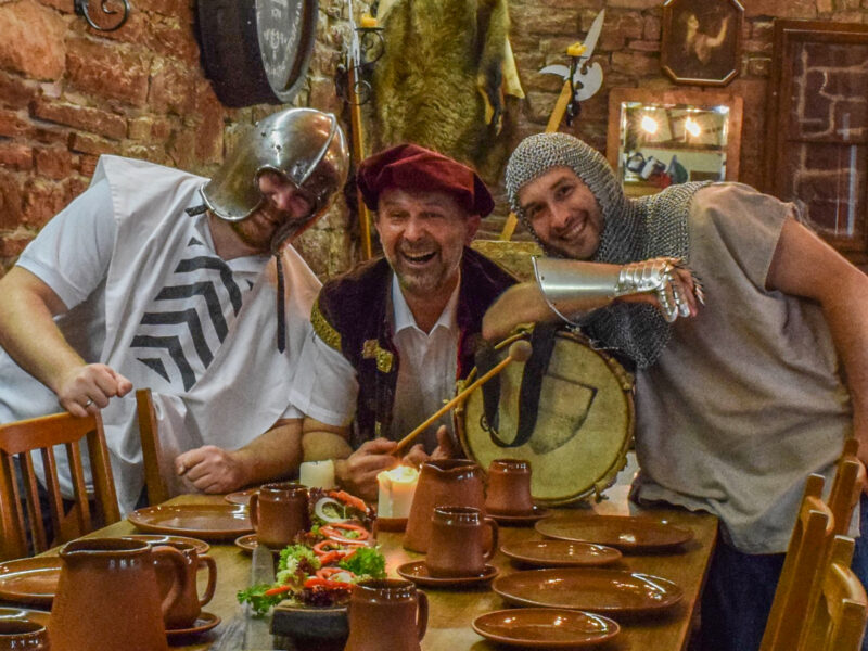 Ritteressen Rittermahl Gasthaus Hotel Drei Lilien